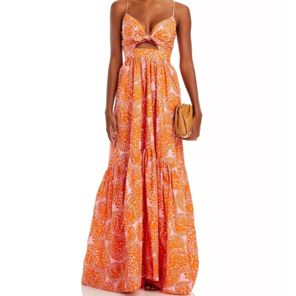 A.L.C Laura printed maxi dress
